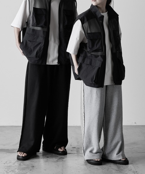 【RUUBON】mulch pocket nylon mesh vest / マルチポケットナイロンメッシュベスト（ベスト）｜RUUBON（ルーボン）