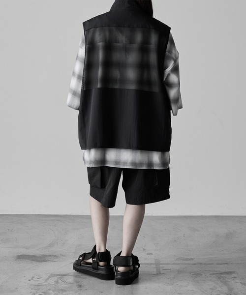 【RUUBON】mulch pocket nylon mesh vest / マルチポケットナイロンメッシュベスト（ベスト）｜RUUBON（ルーボン）