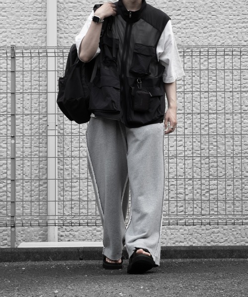 【RUUBON】mulch pocket nylon mesh vest / マルチポケットナイロンメッシュベスト（ベスト）｜RUUBON（ルーボン）