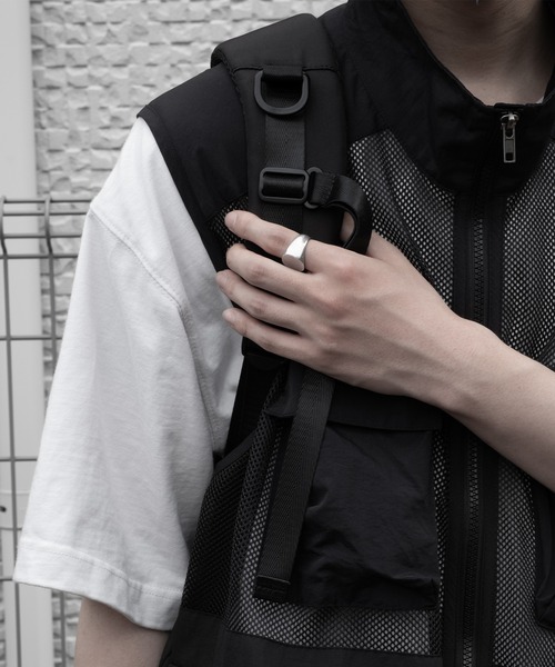 【RUUBON】mulch pocket nylon mesh vest / マルチポケットナイロンメッシュベスト（ベスト）｜RUUBON（ルーボン）