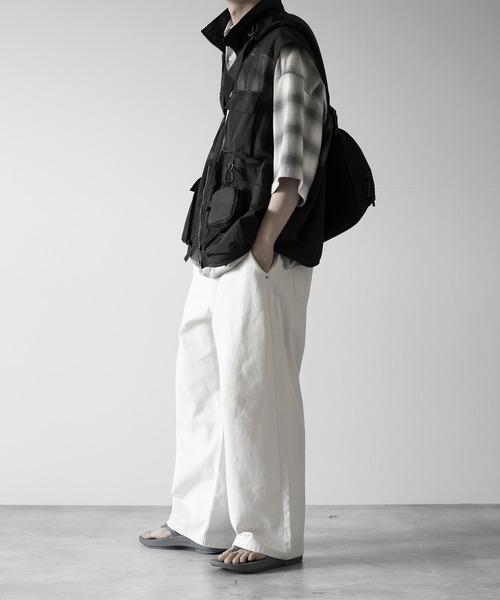 【RUUBON】mulch pocket nylon mesh vest / マルチポケットナイロンメッシュベスト（ベスト）｜RUUBON（ルーボン）