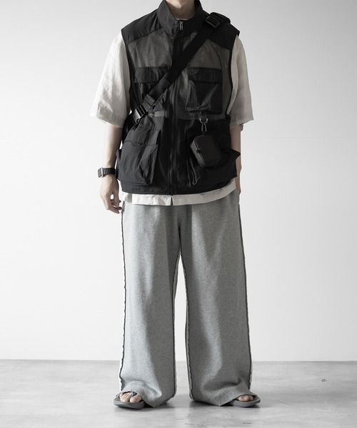 【RUUBON】mulch pocket nylon mesh vest / マルチポケットナイロンメッシュベスト（ベスト）｜RUUBON（ルーボン）