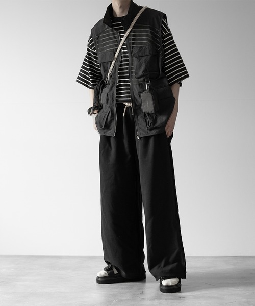 【RUUBON】mulch pocket nylon mesh vest / マルチポケットナイロンメッシュベスト（ベスト）｜RUUBON（ルーボン）
