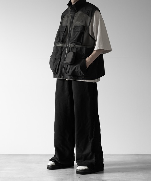 【RUUBON】mulch pocket nylon mesh vest / マルチポケットナイロンメッシュベスト（ベスト）｜RUUBON（ルーボン）