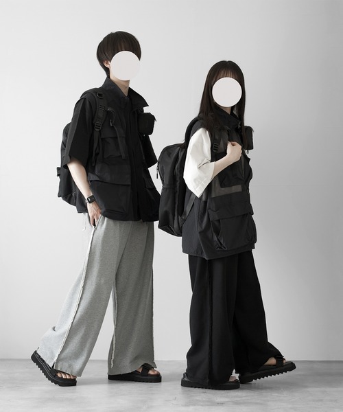 【RUUBON】mulch pocket nylon mesh vest / マルチポケットナイロンメッシュベスト（ベスト）｜RUUBON（ルーボン）
