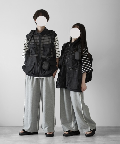 【RUUBON】mulch pocket nylon mesh vest / マルチポケットナイロンメッシュベスト（ベスト）｜RUUBON（ルーボン）