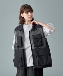RUUBON（ルーボン）の「【RUUBON】mulch pocket nylon mesh vest / マルチポケットナイロンメッシュベスト（ベスト）」