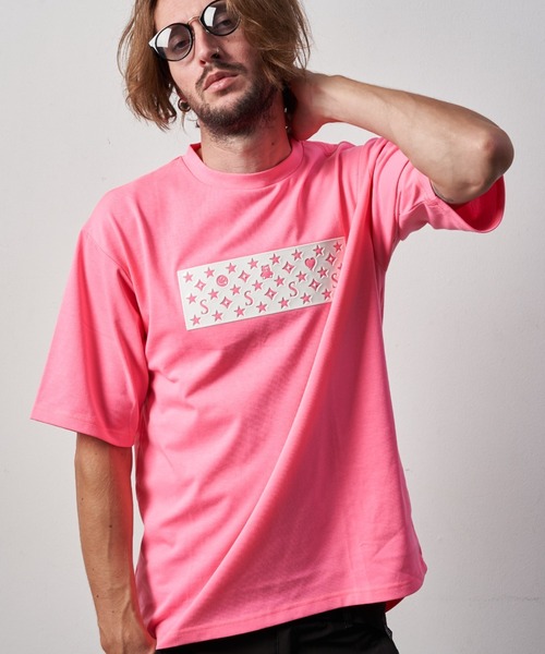 STUD MUFFIN/スタッドマフィン/ボックスジェルプリント SS TEE