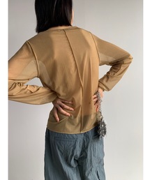 メッシュレイヤードロンT