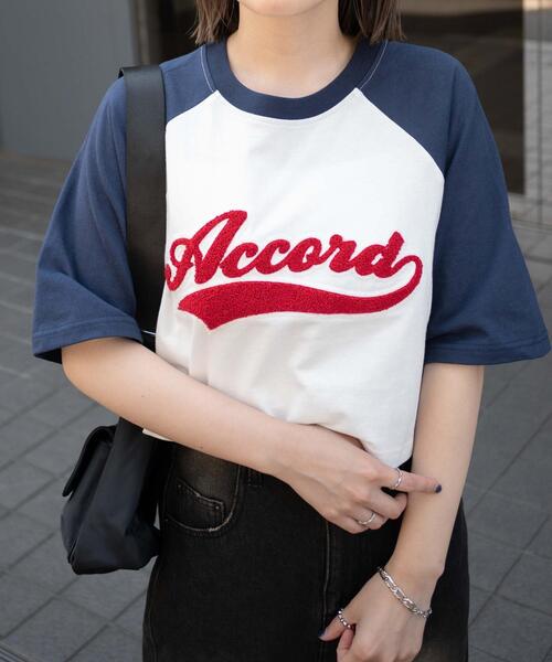 WEGO（ウィゴー）の「WEGO/チームロゴサガララグランショートT（Tシャツ/カットソー・レディース・ブラック/ネイビー・FREE）」の8枚目の写真