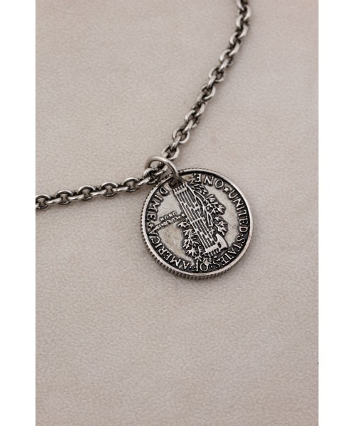 AZUL by moussy（アズールバイマウジー）の「コインヘッドネックレス（ネックレス・メンズ・ブラック/シルバー/ゴールド・FREE）」の18枚目の写真