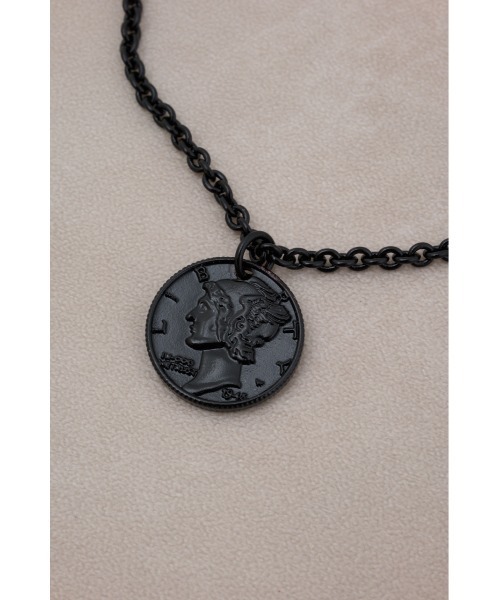 AZUL by moussy（アズールバイマウジー）の「コインヘッドネックレス（ネックレス・メンズ・ブラック/シルバー/ゴールド・FREE）」の15枚目の写真
