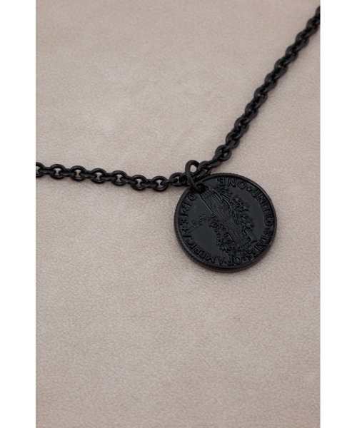 AZUL by moussy（アズールバイマウジー）の「コインヘッドネックレス（ネックレス・メンズ・ブラック/シルバー/ゴールド・FREE）」の13枚目の写真