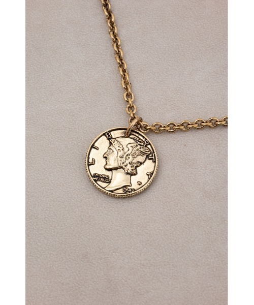 AZUL by moussy（アズールバイマウジー）の「コインヘッドネックレス（ネックレス・メンズ・ブラック/シルバー/ゴールド・FREE）」の10枚目の写真