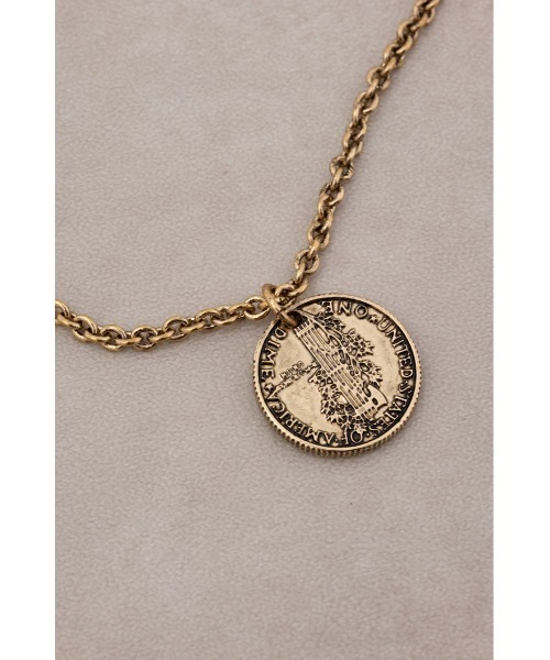 AZUL by moussy（アズールバイマウジー）の「コインヘッドネックレス（ネックレス・メンズ・ブラック/シルバー/ゴールド・FREE）」の8枚目の写真