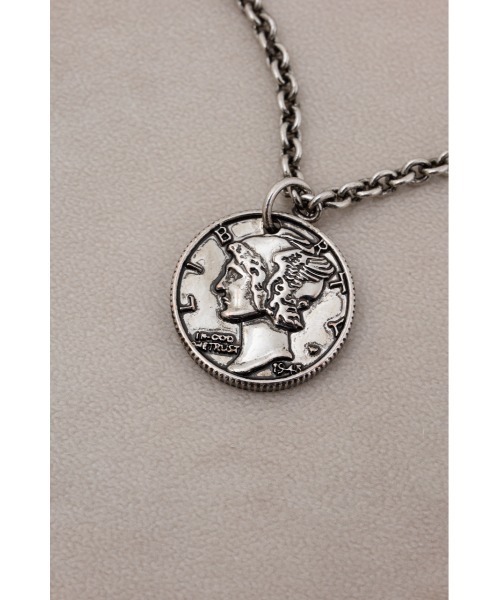 AZUL by moussy（アズールバイマウジー）の「コインヘッドネックレス（ネックレス・メンズ・ブラック/シルバー/ゴールド・FREE）」の5枚目の写真