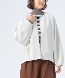 BEAMS HEART | 【3色展開】ノーカラー コクーン ブルゾン(ブルゾン)
