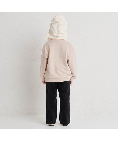 apres les cours(アプレレクール)の「耳当て付きニットフライトキャップ(ニットキャップ/ビーニー・キッズ・ブラウン/アイボリー・54/50)」の5枚目の写真