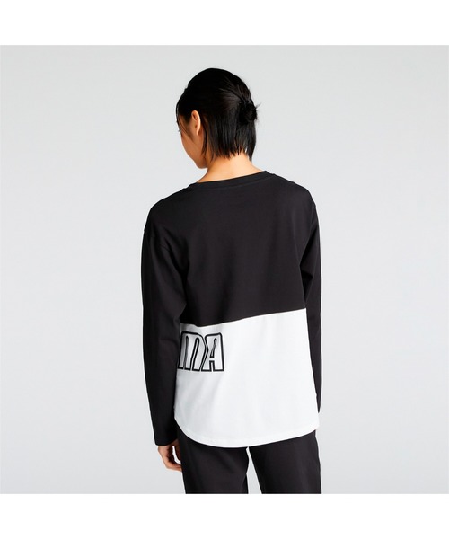 PUMA(プーマ)の「PUMA プーマ ウィメンズ プーマ パワー MX 長袖 Tシャツ(Tシャツ/カットソー・レディース・ブラック/ホワイト・X-LARGE/MEDIUM/SMALL/LARGE)」の8枚目の写真