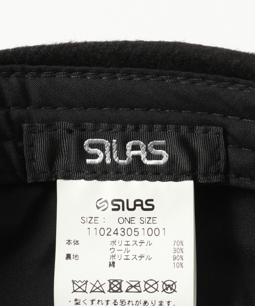 SILAS（サイラス）の「SILAS/サイラス SILASIC LAND CAP　110243051001（キャップ・メンズ・ブラック/ボルドー・FREE）」の11枚目の写真