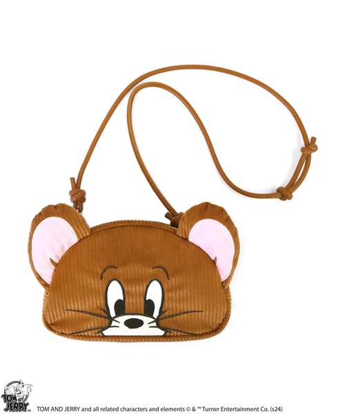Tom&Jerry(トムアンドジェリー)の「【公式】TOM and JERRY フェイスアップ コーデュロイバッグ(ショルダーバッグ・レディース・グレー/ライトグレー/ブラウン・FREE)」の22枚目の写真