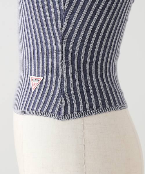 Guess（ゲス）の「GUESS/ゲス GO TUBE TOP（チューブトップ・レディース・ブラック/ピンク・SMALL）」の9枚目の写真