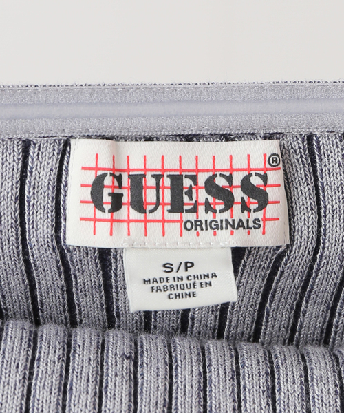 Guess（ゲス）の「GUESS/ゲス GO TUBE TOP（チューブトップ・レディース・ブラック/ピンク・SMALL）」の10枚目の写真