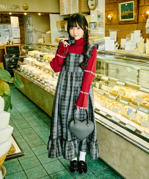 kiitos｜オリジナル レディース リボンワンピース & カンカンスカート ロジータ ROJITA レーススリーブセーラーカラーワンピース