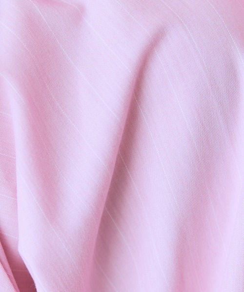 marun（マルン）の「＜大きいサイズ＞ ピンストライプリボンタイブラウス marun（シャツ/ブラウス・レディース・ピンク/アイボリー・L/5L/4L/3L/LL）」の22枚目の写真