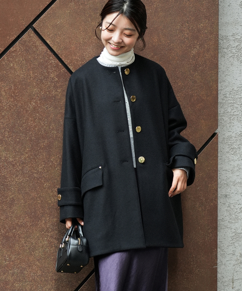マッキントッシュ　イエナ別注　ネイビーコート8 MACKINTOSH/マッキントッシュ 別注 HUMBIE チェスターコクーン
