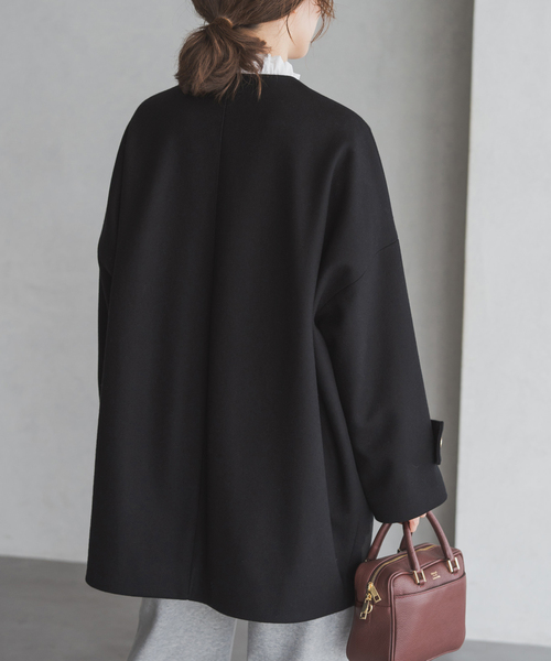 MACKINTOSH/マッキントッシュ 別注 HUMBIE ノーカラーコクーンコート