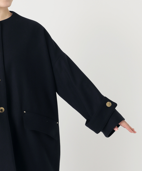 MACKINTOSH/マッキントッシュ 別注 HUMBIE ノーカラーコクーンコート