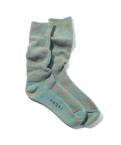 YUQRI（ユクリ）の「【YUQRI】Crispy warm（ソックス/靴下・レディース・ホワイト/グリーン/レッド/イエロー/グレー/ブラック/サックスブルー/ベージュ/ラベンダー/ネイビー/ブラウン/チャコールグレー・1/2）」の22枚目の写真