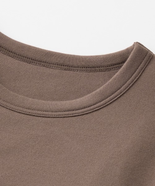 Tuche(トゥシェ)の「Tuche/トゥシェ 7DAYS LOOKS 長袖ブラトップ(Tシャツ/カットソー・レディース・チャコールグレー/ブラック/ホワイト/アイボリー・MEDIUM/LARGE)」の12枚目の写真