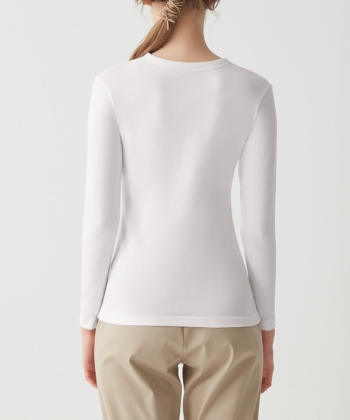 Tuche(トゥシェ)の「Tuche/トゥシェ 7DAYS LOOKS 長袖ブラトップ(Tシャツ/カットソー・レディース・チャコールグレー/ブラック/ホワイト/アイボリー・MEDIUM/LARGE)」の19枚目の写真