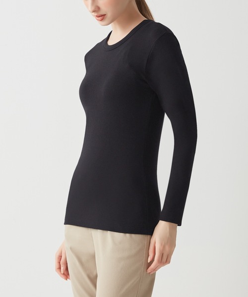 Tuche(トゥシェ)の「Tuche/トゥシェ 7DAYS LOOKS 長袖ブラトップ(Tシャツ/カットソー・レディース・チャコールグレー/ブラック/ホワイト/アイボリー・MEDIUM/LARGE)」の22枚目の写真