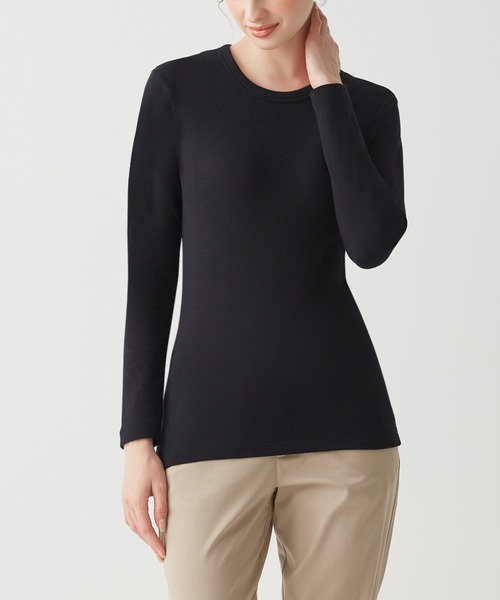 Tuche(トゥシェ)の「Tuche/トゥシェ 7DAYS LOOKS 長袖ブラトップ(Tシャツ/カットソー・レディース・チャコールグレー/ブラック/ホワイト/アイボリー・MEDIUM/LARGE)」の21枚目の写真