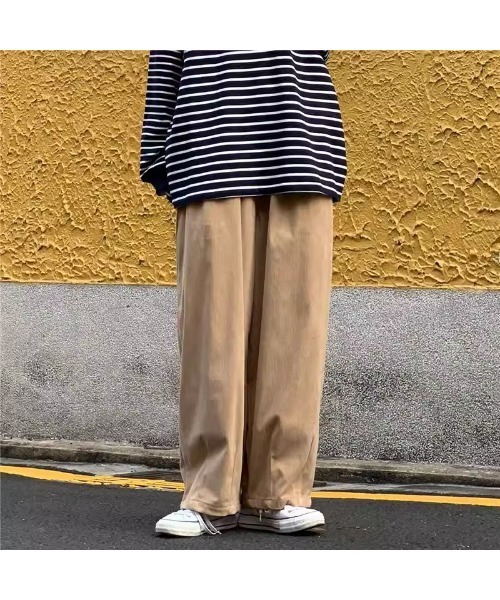 CELENA BEATS（セレナビーツ）の「ワイドコーデュロイパンツ（スラックス・メンズ・ブラウン/カーキ/ブラック・S/M/L）」の18枚目の写真