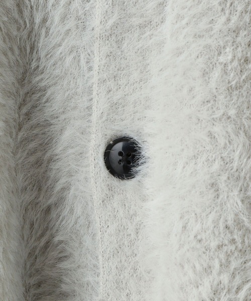 LOWRYS FARM（ローリーズファーム）の「シャギーヤーンカーデ 132974（ニット/セーター・メンズ・グレー/ブルー/ネイビー/レッド・FREE）」の16枚目の写真