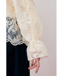 ジャケット・アウター HeRIN.CYE Lace blouse HeRIN.CYE（ヘリンドットサイ）の「Lace blouse レースブラウス