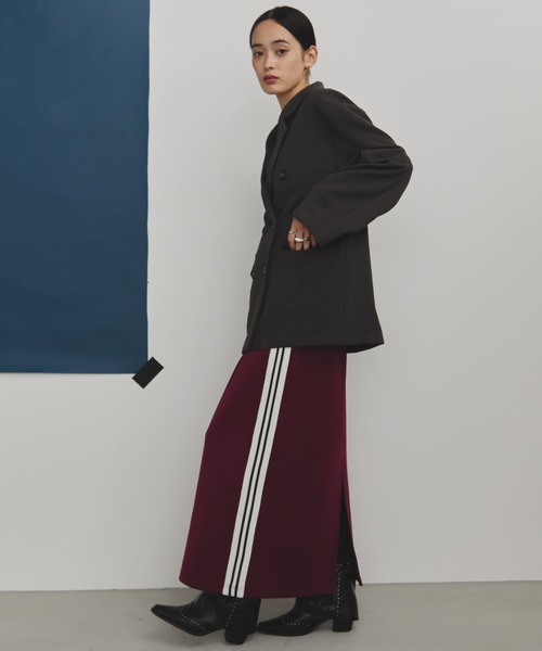 MERLOT（メルロー）の「ダブルブレストテーラードジャケット（テーラードジャケット・レディース・チャコールグレー・FREE）」の18枚目の写真