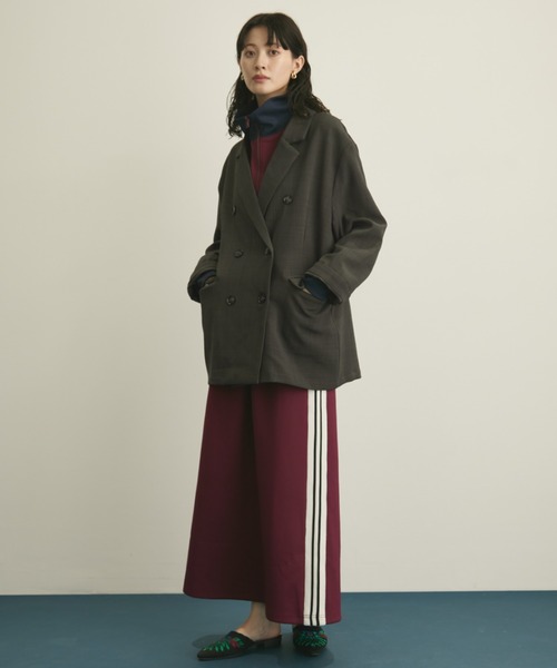 MERLOT（メルロー）の「ダブルブレストテーラードジャケット（テーラードジャケット・レディース・チャコールグレー・FREE）」の7枚目の写真