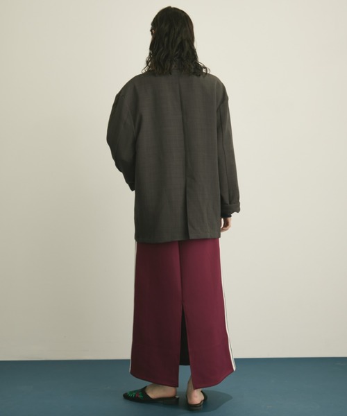 MERLOT（メルロー）の「ダブルブレストテーラードジャケット（テーラードジャケット・レディース・チャコールグレー・FREE）」の10枚目の写真