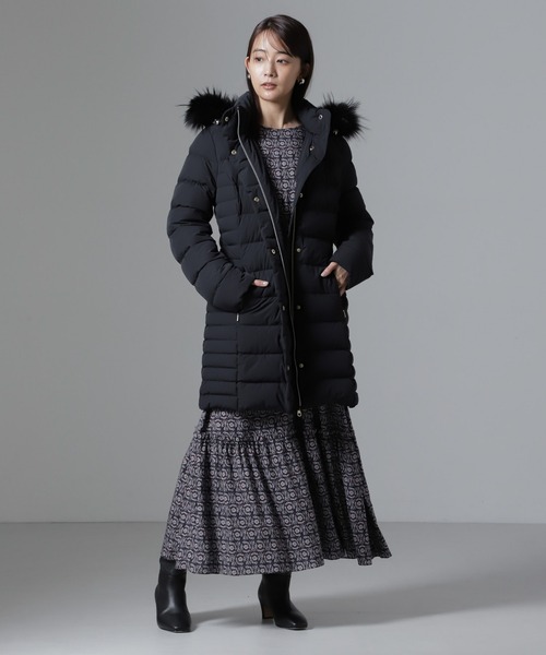 CAPEHORN（ケープホーン）の「CAPE HORN/QUINA MURMASKY（ダウンジャケット/コート・レディース・ブラック/ライトベージュ・42/44）」の19枚目の写真