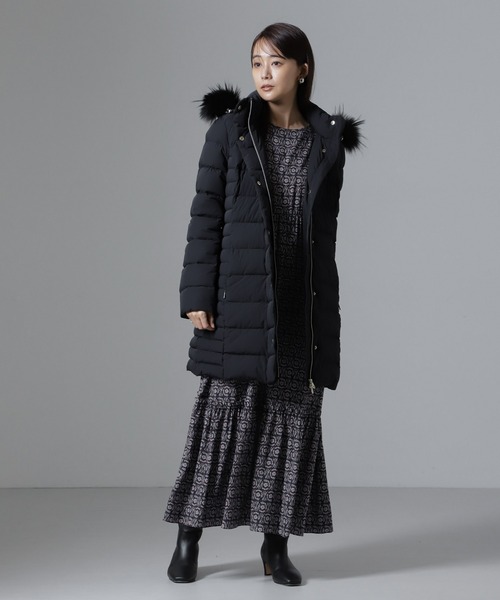 CAPEHORN（ケープホーン）の「CAPE HORN/QUINA MURMASKY（ダウンジャケット/コート・レディース・ブラック/ライトベージュ・42/44）」の21枚目の写真
