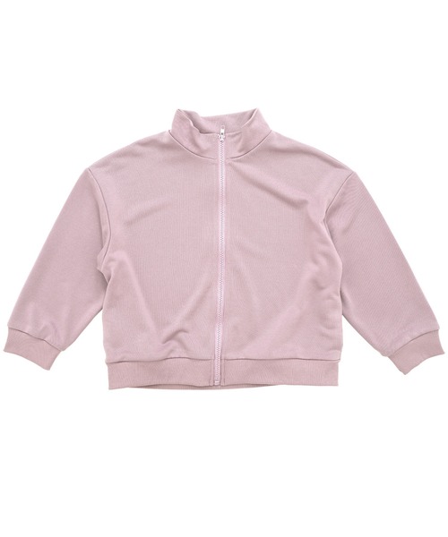 Bee des Bee(ビーデスビー)の「フルジップジャケット(ブルゾン・キッズ・ラベンダー/ブラック/杢グレー/アイボリー/ピンク系その他/ブルー・120cm/100cm/150cm/140cm/130cm/110cm)」の7枚目の写真