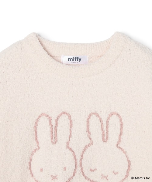 Miffy( ミッフィー)の「【miffy/ミッフィー】もこもこルームウェア長袖トップス(上下別売り)(ルームウェア/パジャマ・レディース・ピンク/グレー/アイボリー/ホワイト系その他/ピンク系その他/オフホワイト・M/L/LL)」の11枚目の写真