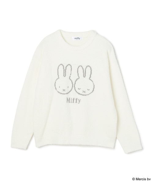 Miffy( ミッフィー)の「【miffy/ミッフィー】もこもこルームウェア長袖トップス(上下別売り)(ルームウェア/パジャマ・レディース・ピンク/グレー/アイボリー/ホワイト系その他/ピンク系その他/オフホワイト・M/L/LL)」の13枚目の写真