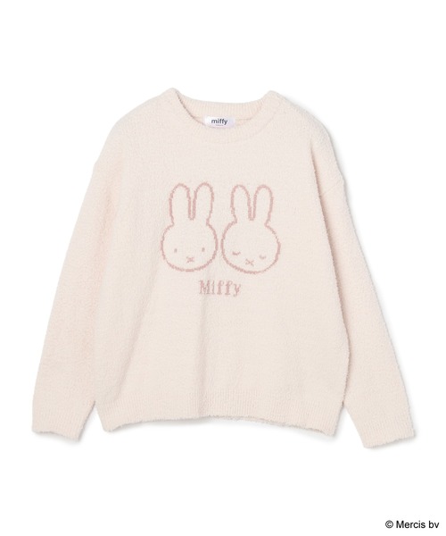 Miffy( ミッフィー)の「【miffy/ミッフィー】もこもこルームウェア長袖トップス(上下別売り)(ルームウェア/パジャマ・レディース・ピンク/グレー/アイボリー/ホワイト系その他/ピンク系その他/オフホワイト・M/L/LL)」の14枚目の写真