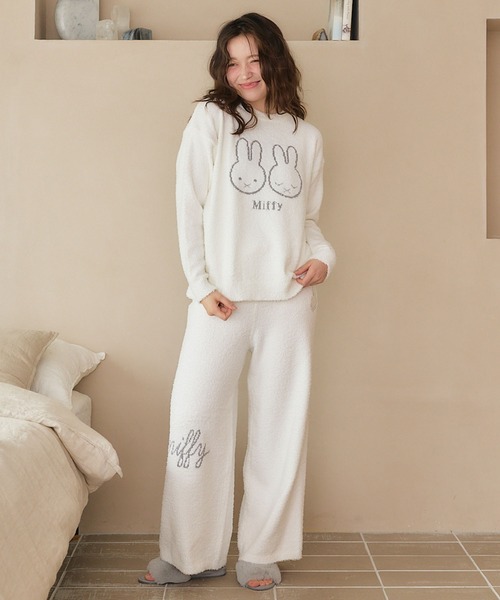 Miffy( ミッフィー)の「【miffy/ミッフィー】もこもこルームウェア長袖トップス(上下別売り)(ルームウェア/パジャマ・レディース・ピンク/グレー/アイボリー/ホワイト系その他/ピンク系その他/オフホワイト・M/L/LL)」の18枚目の写真